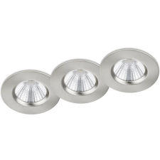 TRIO LIGHTING 650710307 Zagros 5W 345lm 3000K nikkel süllyesztett lámpatest világítás
