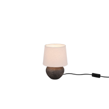 Trio Lou barna-bézs asztali lámpa (TRI-R50961844) E14 1 izzós IP20 világítás