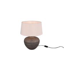 Trio Lou barna-bézs asztali lámpa (TRI-R50963844) E27 1 izzós IP20 világítás
