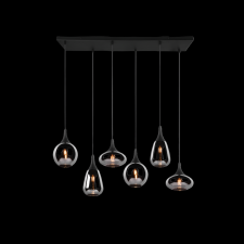 Trio LUMINA FÜGGESZTÉK 6XE14/40W IP20 93X150X34CM MATT FEKETE világítás