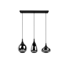 Trio Lumina króm-fekete függesztett lámpa (TRI-317000332) E14 3 izzós IP20 világítás