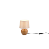 Trio Luxor fa színű-bézs asztali lámpa (TRI-R50621035) E14 1 izzós IP20