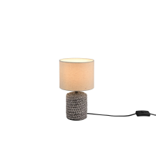 Trio Mala barna-bézs asztali lámpa (TRI-R50941044) E14 1 izzós IP20 világítás