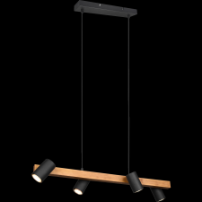 Trio MARLEY FÜGGESZTÉK 4XGU10 35W IP20 80X150X20CM MATT FEKETE világítás