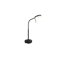 Trio Moreno fekete LED asztali lámpa (TRI-R54561132) LED 1 izzós IP20 világítás