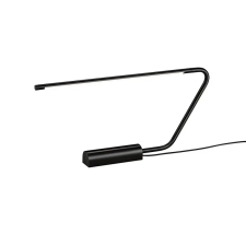 Trio Olea matt fekete LED asztali lámpa (TRI-554310132) LED 1 izzós IP20 világítás