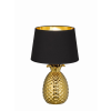 Trio Pineapple arany-fekete asztali lámpa (TRI-R50431079) E27 1 izzós IP20