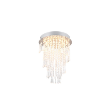 Trio Pomp króm-átlátszó LED mennyezeti lámpa (TRI-R67341106) LED 1 izzós IP20 világítás