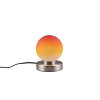 Trio Prinz II matt nikkel-narancs asztali lámpa (TRI-R54011018) E14 1 izzós IP20