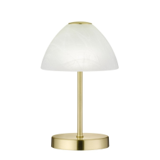 Trio Queen sárgaréz-fehér LED asztali lámpa (TRI-R52021108) LED 1 izzós IP20 világítás