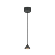 Trio Romeo matt fekete LED függesztett lámpa (TRI-337010132) LED 1 izzós IP20 világítás