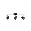 Trio Toulouse fekete LED mennyezeti spotlámpa (TRI-R82123132) LED 3 izzós IP20