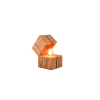 Trio Treasure barna asztali lámpa (TRI-514110130) E14 1 izzós IP20