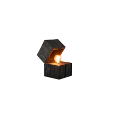 Trio Treasure fekete asztali lámpa (TR-514110102) E14 1 izzós IP20 világítás