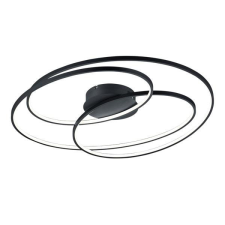 Trio TRIO 673918032 Gale fekete fényerőszabályzós mennyezeti LED lámpa világítás