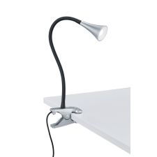 Trio Viper titán-fekete LED csiptetős lámpa (TRI-R22398187) LED 1 izzós IP20 világítás