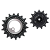 TRIPEAK AOPW 13-18 fogas kerámia hátsó váltógörgő szett (2 db), 12-11 sebességes, kompatibilis SHIMANO DEORE XT 8100-8130, SLX 7120-7100, ezüst TRIPEAK Bicikli alkatrészek Kerékpár alkatrészek Kerékpár hátsó váltók