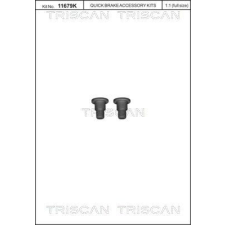 TRISCAN Csavarkészlet, féktárcsa TRISCAN 8105 116020 autóalkatrész