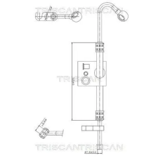 TRISCAN hidraulikus cső, kormányzás 8516 11030 autóalkatrész