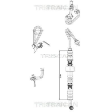 TRISCAN hidraulikus cső, kormányzás TRISCAN 8516 23007 autóalkatrész