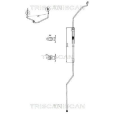 TRISCAN hidraulikus cső, kormányzás TRISCAN 8516 29042 autóalkatrész