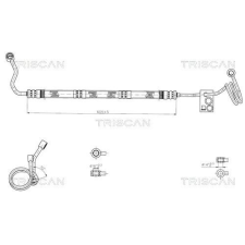 TRISCAN hidraulikus cső, kormányzás TRISCAN 8516 29048 autóalkatrész