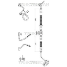 TRISCAN hidraulikus cső, kormányzás TRISCAN 8516 29079 autóalkatrész
