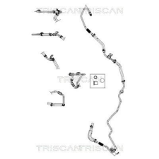 TRISCAN hidraulikus cső, kormányzás TRISCAN 8516 43005 autóalkatrész