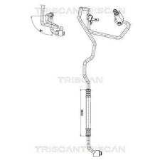 TRISCAN kis-/nagynyomású cső, klímaberendezés TRISCAN 9010 15005 autóalkatrész