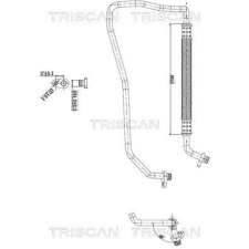 TRISCAN kis-/nagynyomású cső, klímaberendezés TRISCAN 9010 28014 autóalkatrész