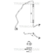 TRISCAN kis-/nagynyomású cső, klímaberendezés TRISCAN 9010 28061 autóalkatrész