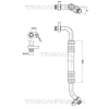 TRISCAN kis-/nagynyomású cső, klímaberendezés TRISCAN 9010 28096