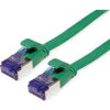 TRITON Value 21.99.2142 RJ45 Hálózati kábel, patchkábel CAT 6A F/UTP 2.00 m Zöld Árnyékolt, lapos, aranyozott érintkező 1 db (21.99.2142)