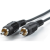 TRITON Value RCA Audio Csatlakozókábel [1x RCA dugó - 1x RCA dugó] 2.50 m Fekete (11.99.4332)