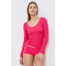 TRIUMPH Beauty Layers Top Scoop Neck hosszú ujjú póló, rózsaszín L