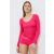TRIUMPH Beauty Layers Top Scoop Neck hosszú ujjú póló, rózsaszín S
