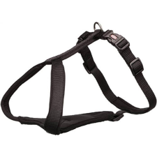 Trixie 1998901 Premium Y-hám, XL-XXL:95-120/25mm, fekete nyakörv, póráz, hám kutyáknak