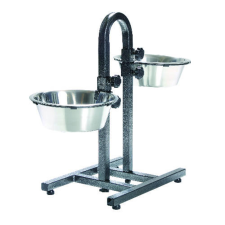 Trixie 2497 Dog Bar dupla fémtál állvánnyal, 2x2,8L/24cm kutyatál