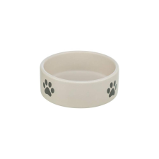 Trixie 25222 tál, mancs mintás kerámia 1,4l 20cm, szürke kutyatál
