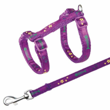 Trixie 4209 hám+póráz cica műa. csatos 23-39cm/10mm/1,2m játék macskáknak
