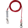 Trixie acél sodrony piros műanyag bevonattal kutya kikötéséhez (5 m | 45 kg-ig)