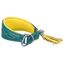 Trixie Active Comfort nyakörv agaraknak, S:27-35cm/55mm, sárga/benzin nyakörv, póráz, hám kutyáknak