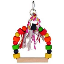 Trixie Arch Swing - Fa hinta óriás papagájok részére (20x29cm) madárfelszerelés