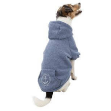 Trixie BE NORDIC Hoodie Pullover - kapucnis pulóver (kék) kutyák részére (S) 36cm kutyaruha