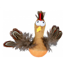 Trixie Bobo Chicken - játék (Bobo csirke) macskák részére (10cm) játék kutyáknak