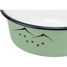 Trixie Bowl, enamel/stainless steel - zománcozott,fémtál (zöld) kutyák részére (0,9l /Ø17cm) kutyafelszerelés