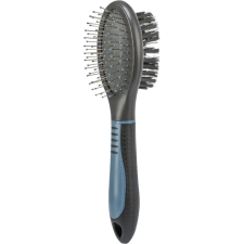  Trixie Brush Double-Sided | Ovális kétoldalas kefe kutyák részére – 5 × 19 cm kutyafésű
