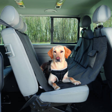 Trixie Car Seat Cover - autós üléstakaró (hátsó ülésre,szürke) 1,45x1,40m kutyafelszerelés