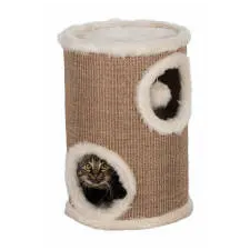Trixie Cat Tower Edoardo - torony kaparófa (krém) macskák részére (ø33cm, 50cm) macskabútor
