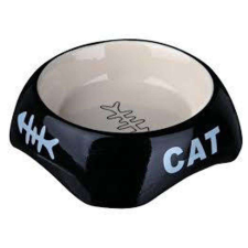 Trixie Ceramic Bowl - kerámia tál (vegyes színekben) macskák részére (0,2l /Ø13cm) macskatál